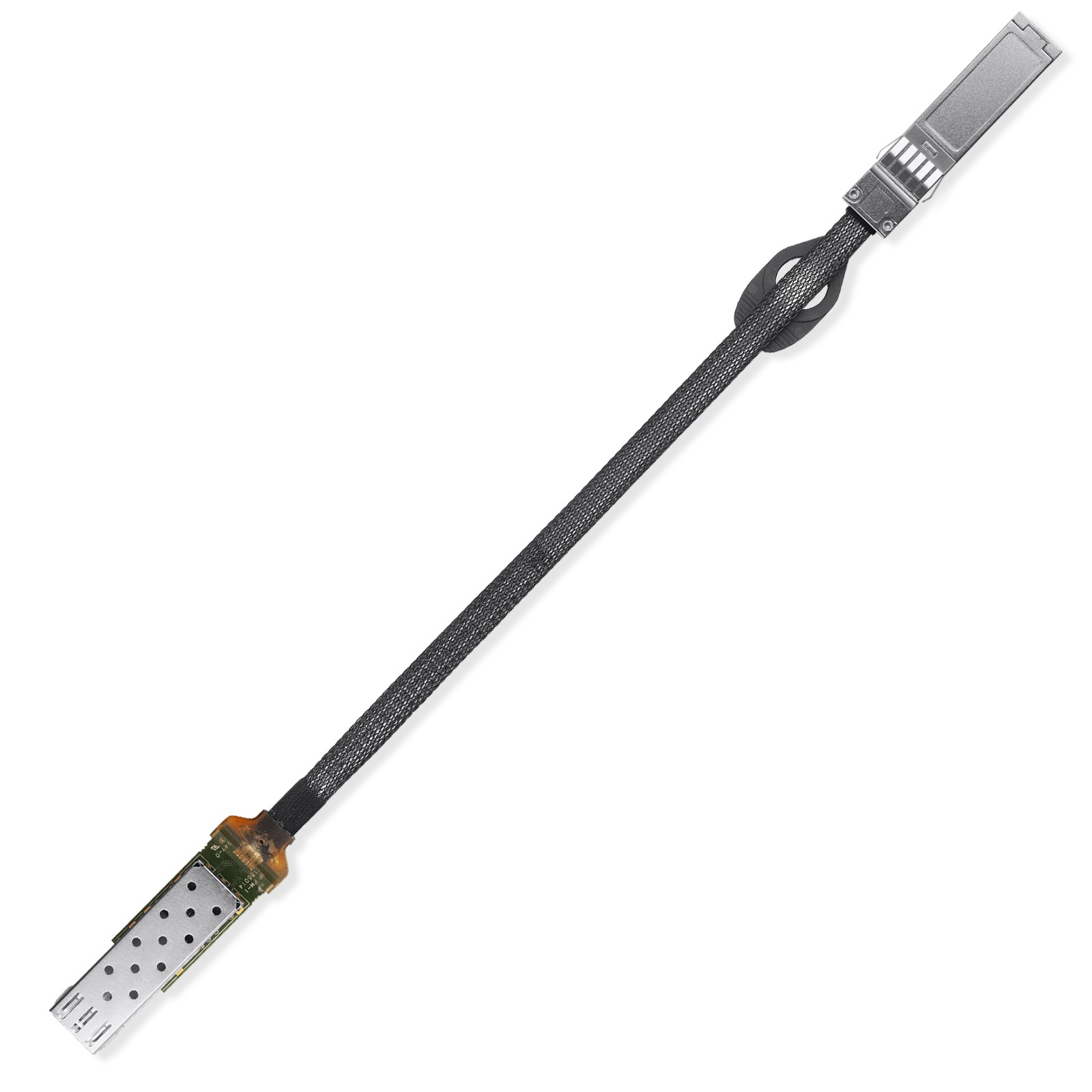 SFP28  to SFP28 cage with flat cable in nylon jacket -2