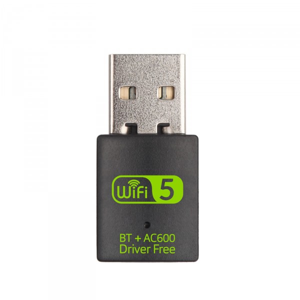 USB WiFi Bluetooth Adapter, 600Mbps Dual Band 2.4/5GHz Wireless