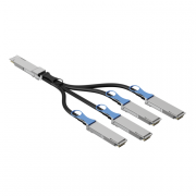 200G QSFP-DD to (4x) QSFP28 Twinax Copper Passive DAC, 0.5~3 meter