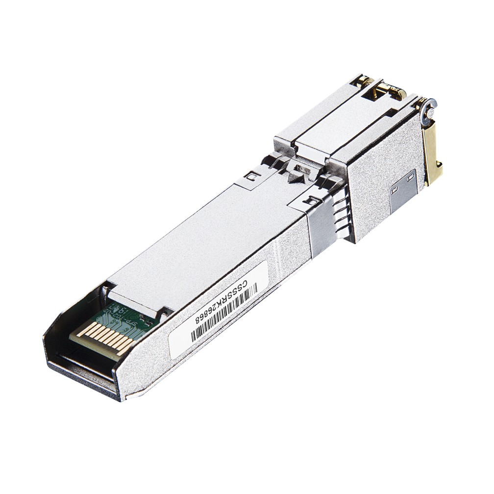 10GBase-T 10G SFP+ DOM 80m Copper RJ-45 CAT.6a/CAT.7 Transceiver